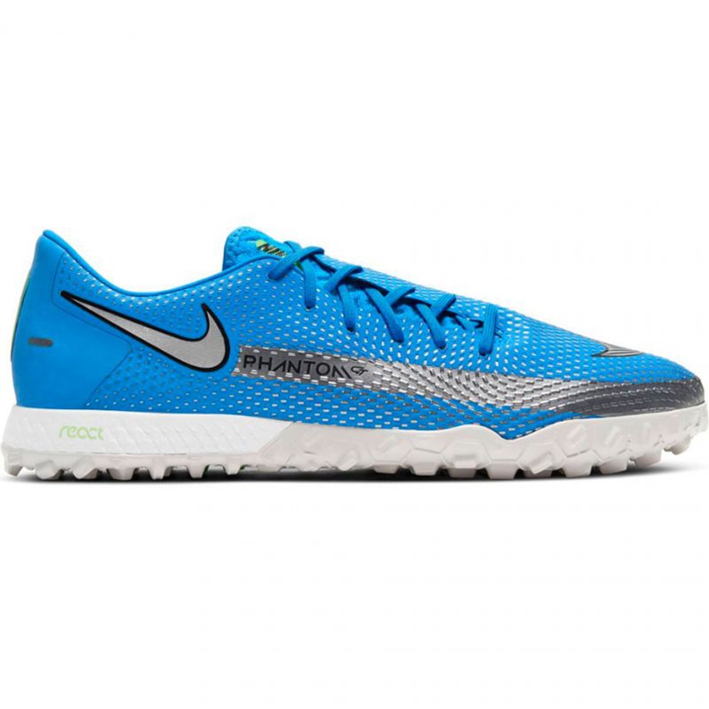 Nike React Phantom Gt Pro Tf M CK8468 400 Fußballschuh blau blau