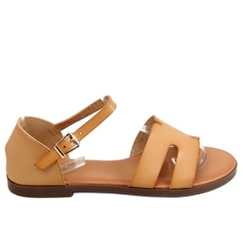 Beige Sandalen für Damen 7823 Beige