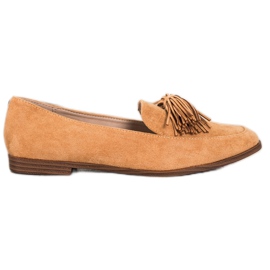 Evento Wildleder-Herren mit Fransen braun