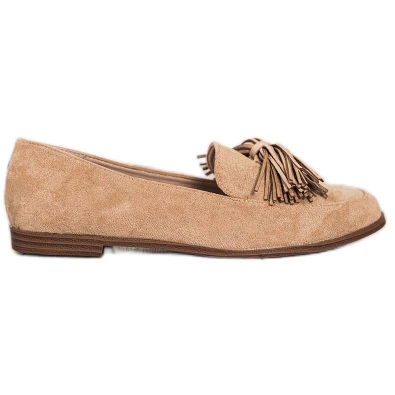 Evento Wildleder Herren mit Fransen beige