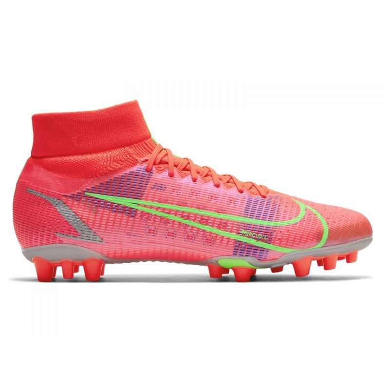 Nike Superfly 8 Pro Ag M CV1130-600 Fußballschuhe koralle rot