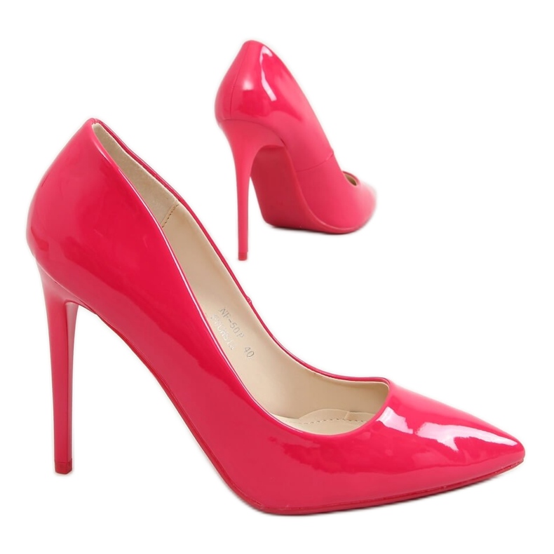 Fuchsia Damen High Heels NF-50P Fuchsia rosa