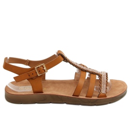 Camel Damensandalen L-375 Camel braun