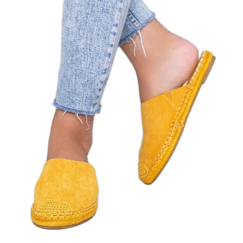 Venus aufgebaute Senflappen gelb