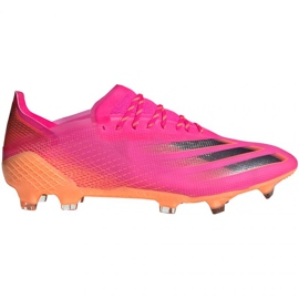 Adidas X Ghosted.1 Fg M FW6897 Fußballschuhe mehrfarbig rosa