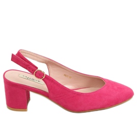 Pumps mit offenem Absatz Fuchsia 9R27 Fuchsia rosa