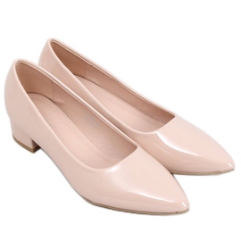 Pumps mit niedrigem Absatz beige CC206P Beige