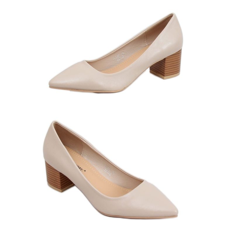 Pumps mit hohem Absatz beige CL76P Beige