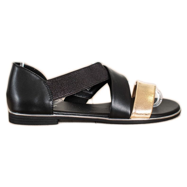 Evento Slip-on-Sandalen mit Riemen schwarz