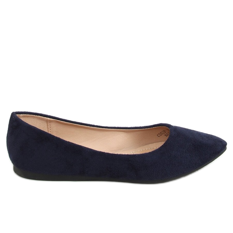 Ballerinas mit Mandelzehen marineblau CD52P Navy navy blau