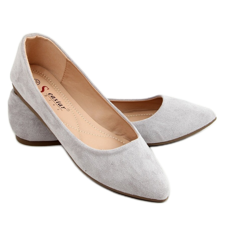 Seastar Ballerinas mit Mandelzehen Grau CD52P Grau