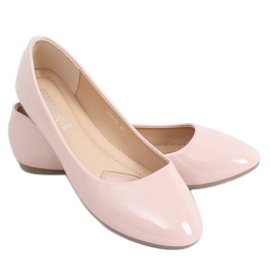 Lack-Ballerinas beige-rosa 9988-60 Nude