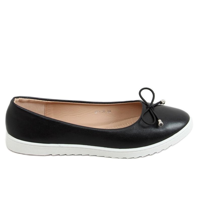 Schwarze Damen Ballerinas DY-10 Black