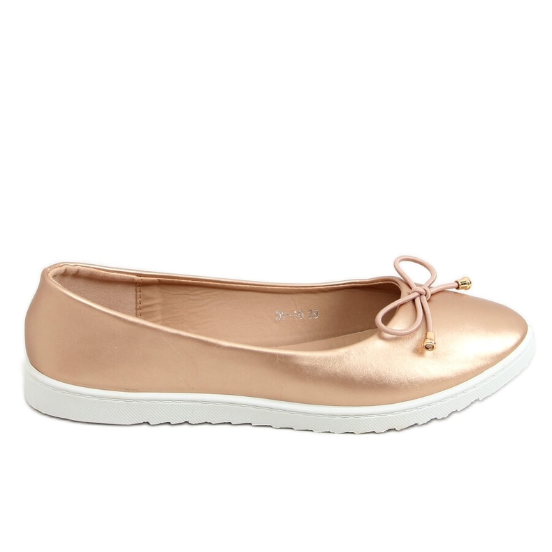 Champagner Damen Ballerinas DY-10 Champagne rosa