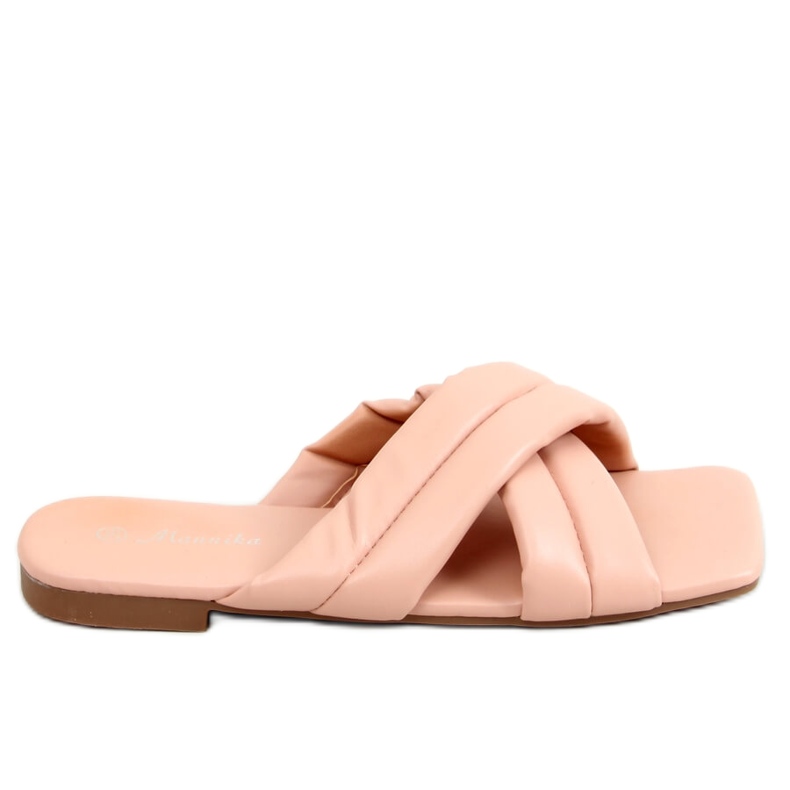 Rosa Hausschuhe mit quadratischer Sohle S060191 Rosa