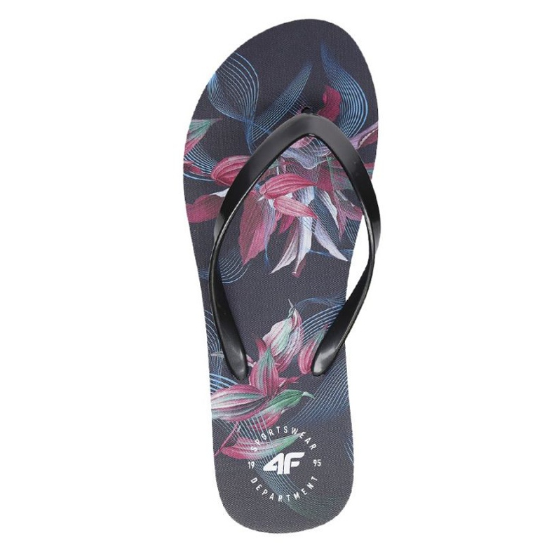 4F W H4L21-KLD004 90S Flip-Flops schwarz grün
