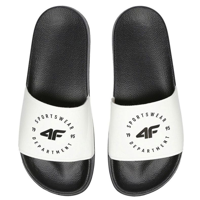 4F W H4L21-KLD002 10S Hausschuhe weiß schwarz