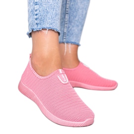 Rosa Sport-Sneakers "Do it"