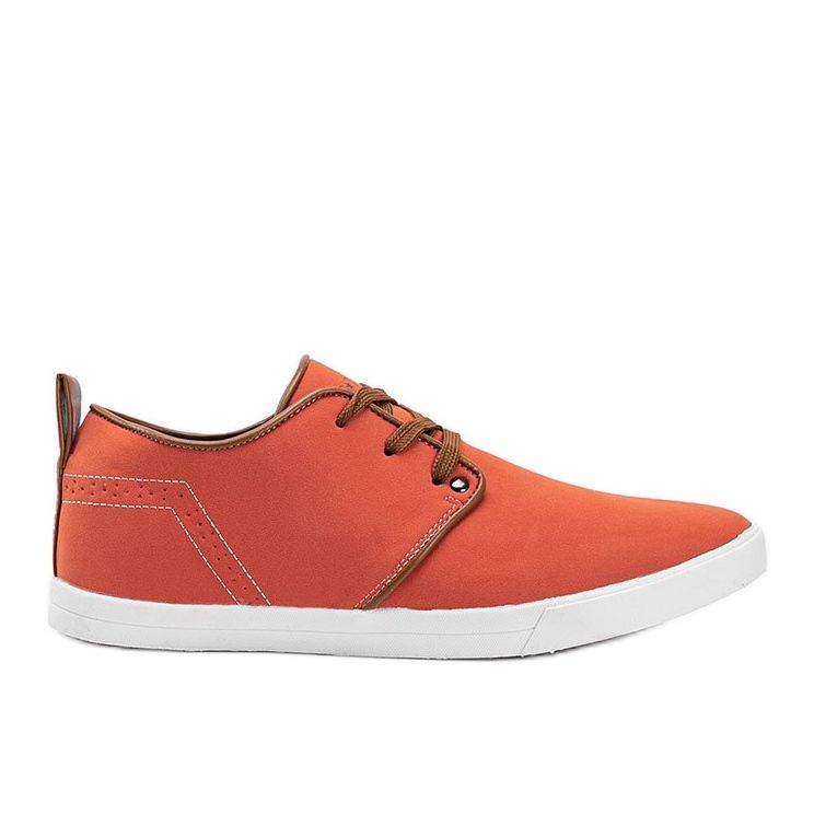 Orange Herren-Sneaker von Adrianos