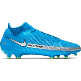 Nike Phantom Gt Academy Df FG / MG M CW6667 400 Fußballschuh blau blau