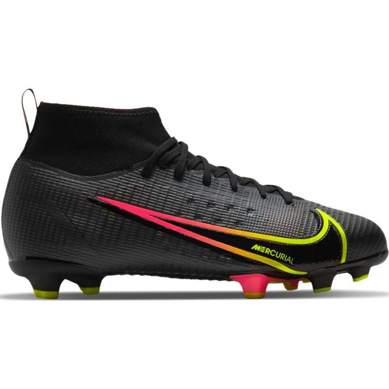 Nike Mercurial Superfly 8 Pro Fg Jr CV0804 090 Fußballschuhe mehrfarbig schwarz