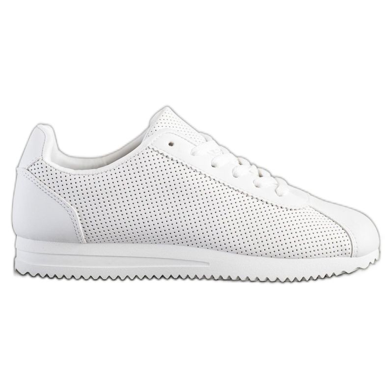 SHELOVET Stylische durchbrochene Sneakers weiß