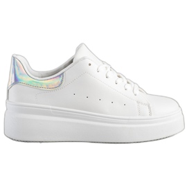 SHELOVET Bequeme Sneaker weiß