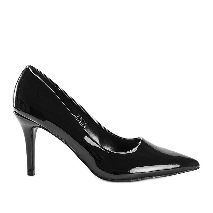 Schwarze Pumps aus Kunstleder Ally