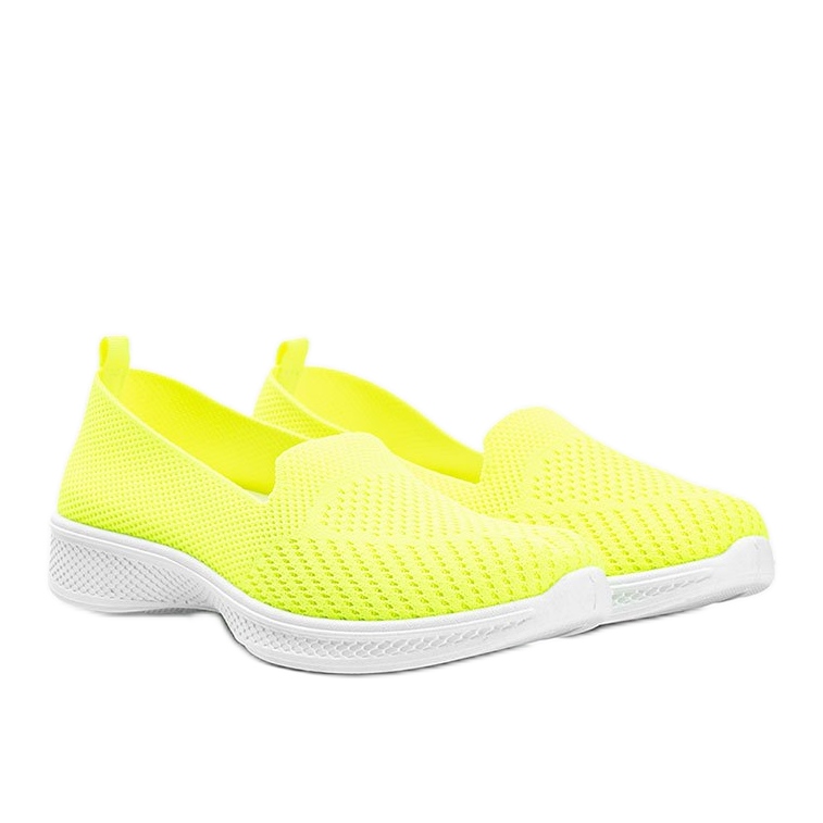 Grüne Neon-Sneaker Slip On Jamaika
