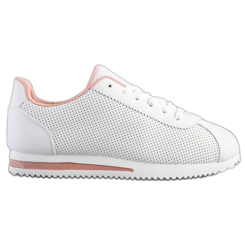 SHELOVET Stylische durchbrochene Sneakers weiß