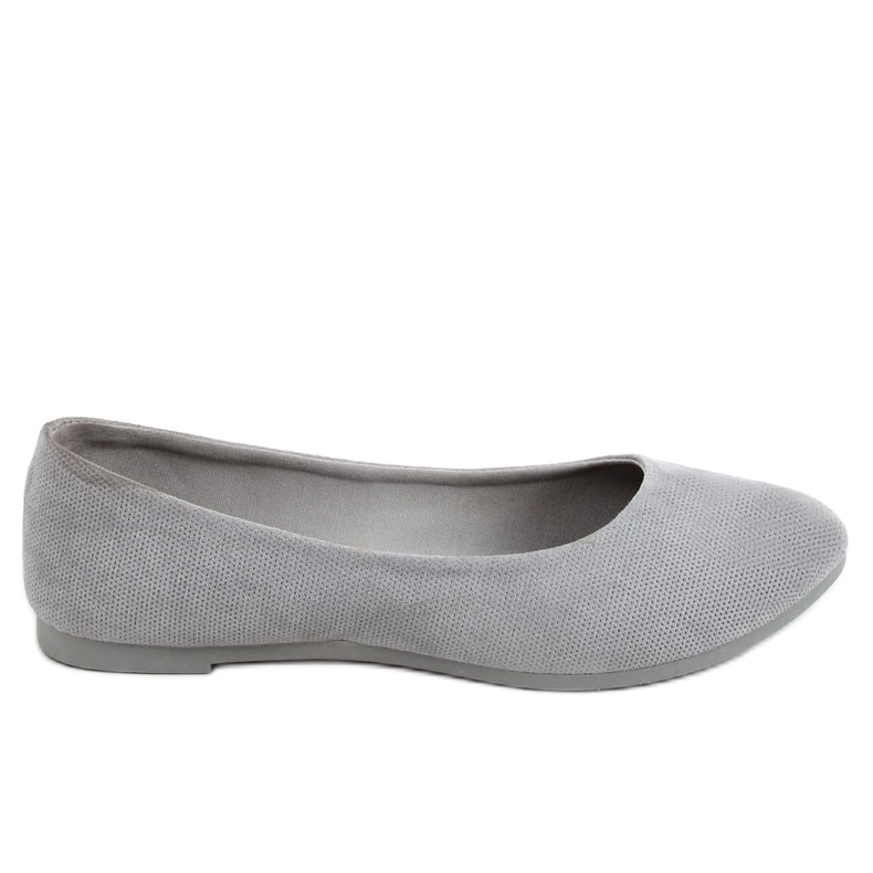 Graue Damenballerinas JX38 D. GRAU