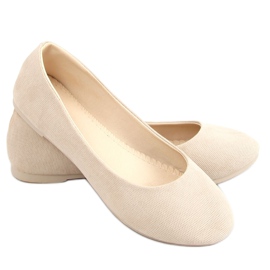 Beige Damenballerinas JX38 Beige
