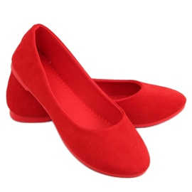 Rote Damenballerinas JX38 Rot