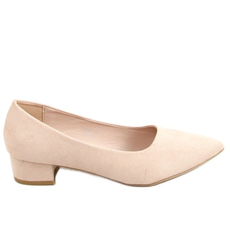 Pumps mit niedrigem Absatz beige CC205P Beige