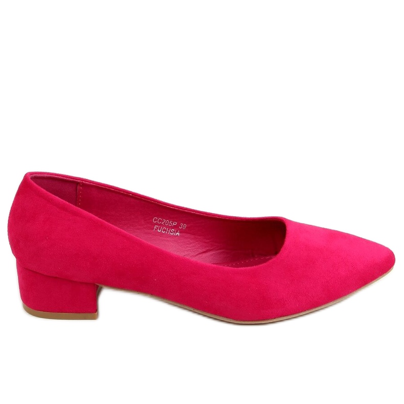 Pumps mit niedrigem Absatz Fuchsia CC205P Fuchsia rosa