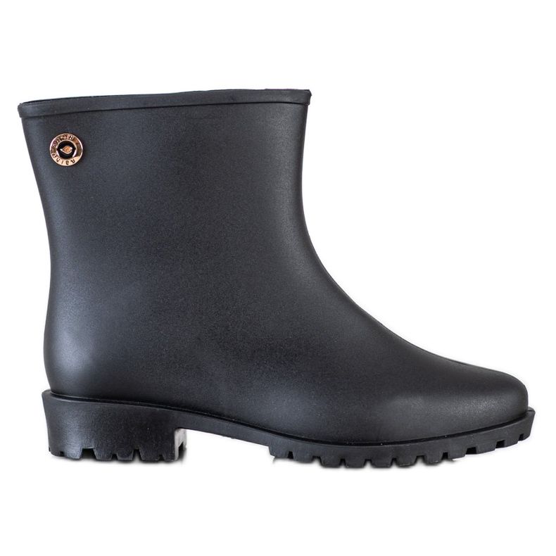 SHELOVET Klassische matte Galoschen schwarz