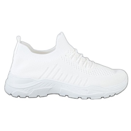 Sweet Shoes Lässige Slip-On-Sneakers weiß