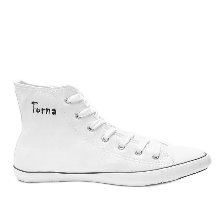 Carlo weiße Knöchel-Sneaker für Herren