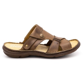 Polbut Herrenhausschuhe 024 braun