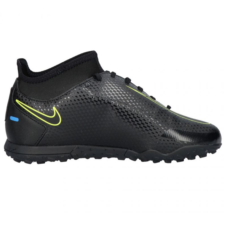 Nike Phantom Gt Club Df Tf Jr CW6729 090 Fußballschuhe schwarz schwarz