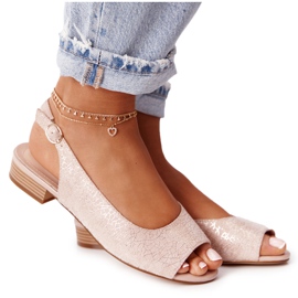 Wildleder High Heel Sandalen Sergio Leone SK807 Pink rosa