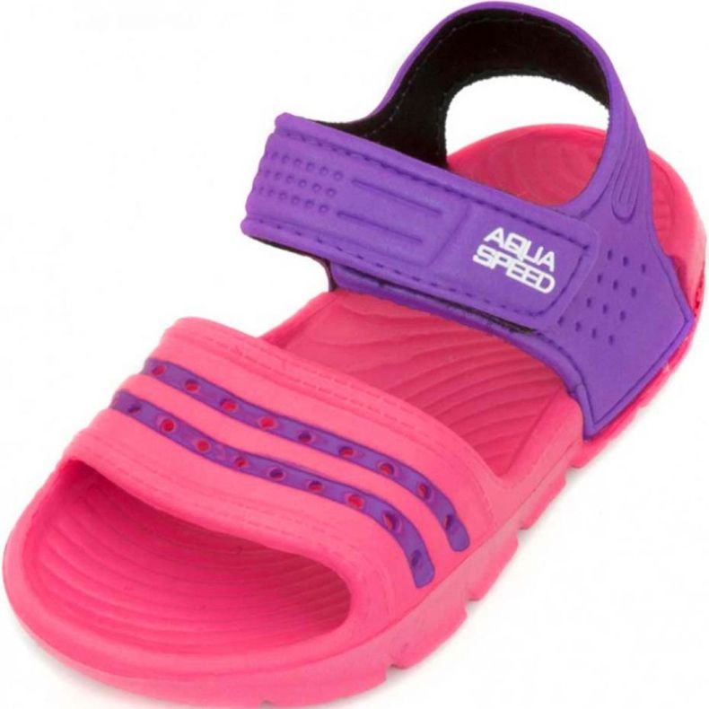Aqua-Speed Schaumrosa Purple Girl Sandalen violett