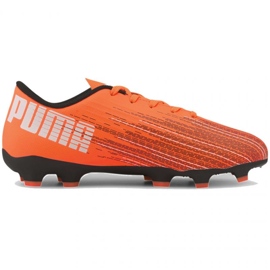 Puma Ultra 4.1 Fg Ag Jr 106100-01 Fußballschuhe mehrfarbig orangen und rottöne