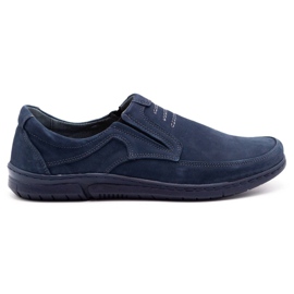 Olivier Herren Slipper 7053 marineblau
