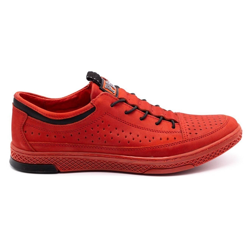 Polbut Herren Lederschuhe K22P rot