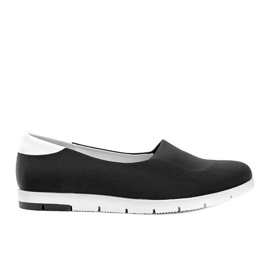 Warme schwarze Sneakers für Damen