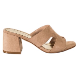 VINCEZA Hausschuhe beige