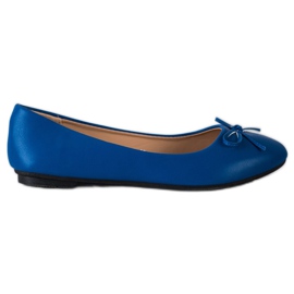 Diamantique Klassische Ballerinas blau
