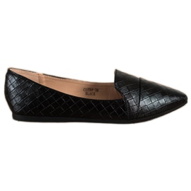 Seastar Modische Ballerinas mit Öko-Leder schwarz