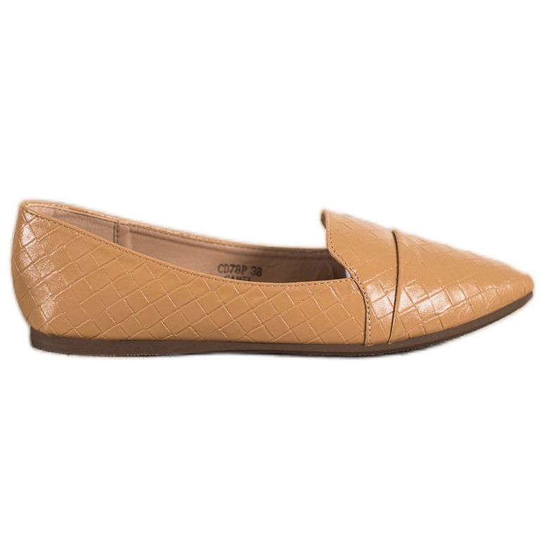 Seastar Modische Ballerinas mit Öko-Leder braun